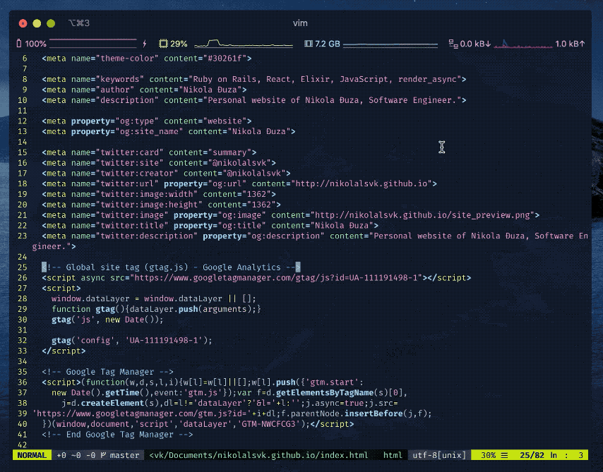 Moving around in Vim