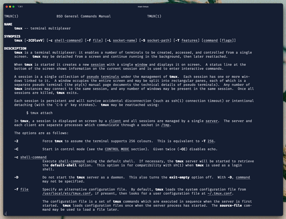 tmux Manual